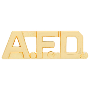 3 Letter A-Z Fire Dept...100% Die Struck Cut Out Letters With Periods