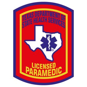Decal Licensed Paramedic Texas