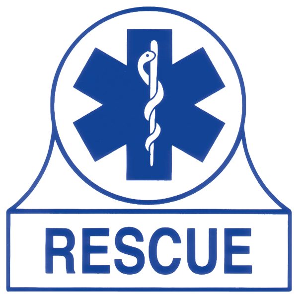 Decal Staff Of Life Rescue