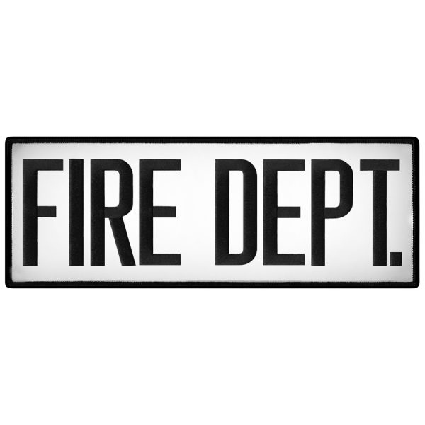 3 1/2" X 11 3/4" Fire Dept Patch