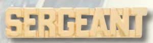 3/8" Cut Out Letters