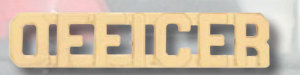 3/8" Cut Out Letters