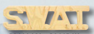 3/8" Cut Out Letters