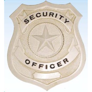 SECURTIY OFFICER SHIELD-SAFETY CATCH