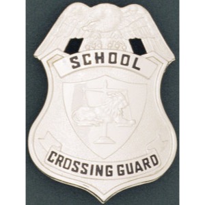 Premier Emblem  Silver Shield Security Officer Badge
