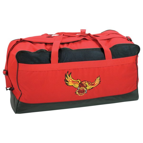 Large Fire Duffel Bag W/Mesh