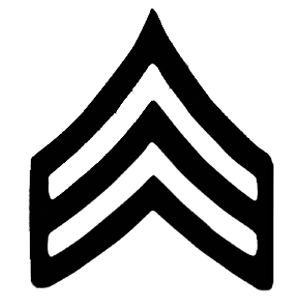 Black Metal - Sergeant - Premier Emblem manufactures emblems, insignia ...
