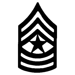 Black Metal - Sgt Major - Premier Emblem manufactures emblems, insignia ...
